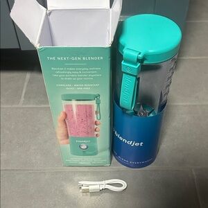 BlendJet Portable Blender - Teal and Blue